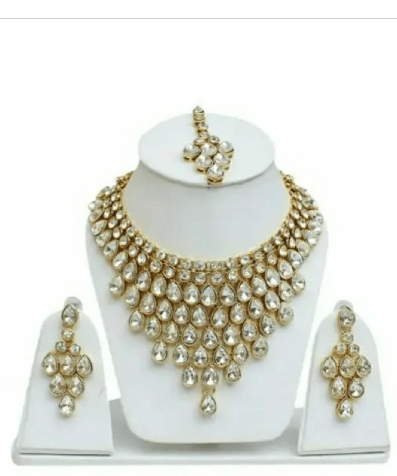 Alloy gold plated jewellery set
